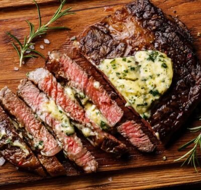 Faux-filet, beurre maître d’hôtel