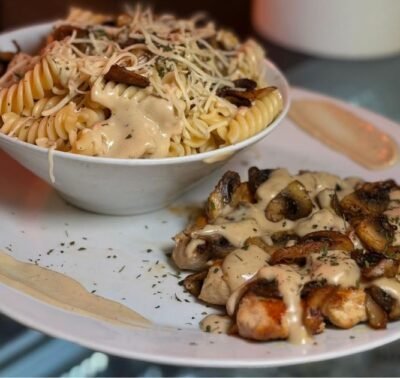 Escalope normande (champignons)